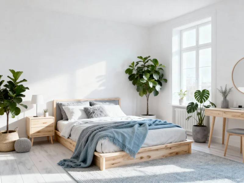 affordable scandinavian bedroom interior design