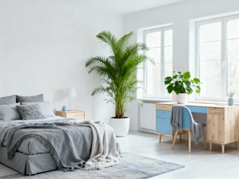 affordable scandinavian bedroom room design
