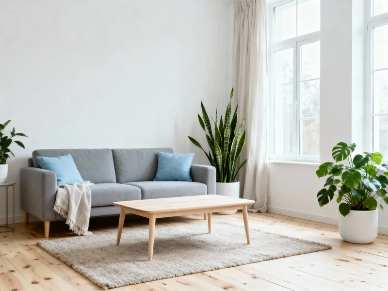 affordable scandinavian living room home renovation