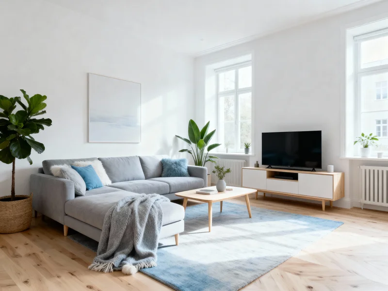affordable scandinavian living room interior design