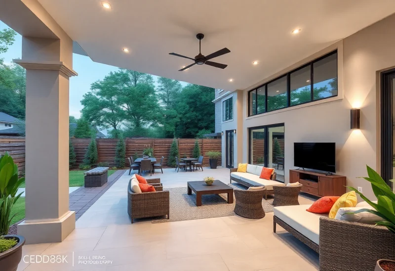 backyard deck contemporary patio design ideas