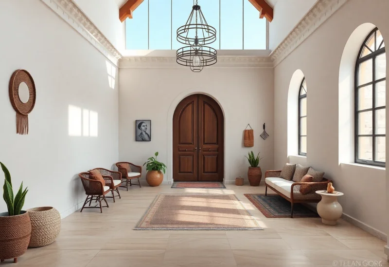 bohemian entryway layouts for small