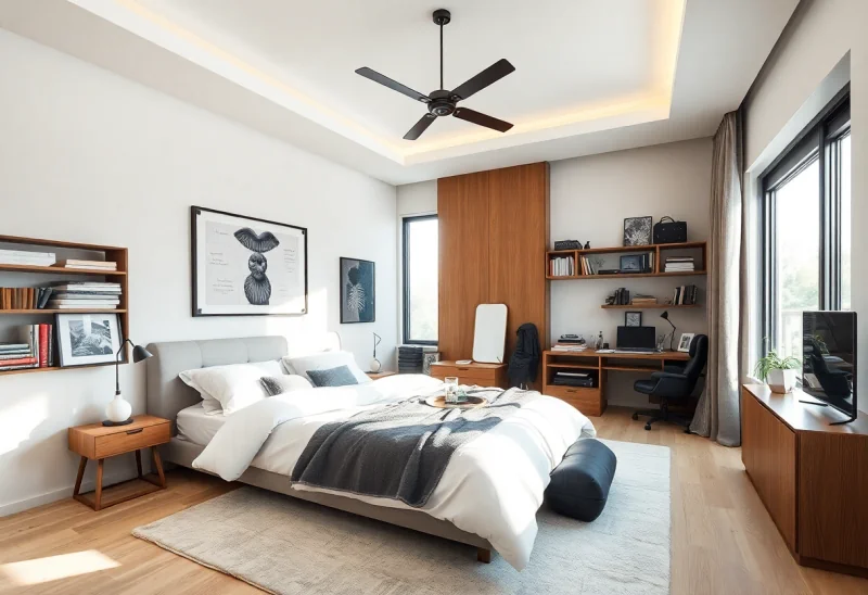 cluttered contemporary bedroom design ideas