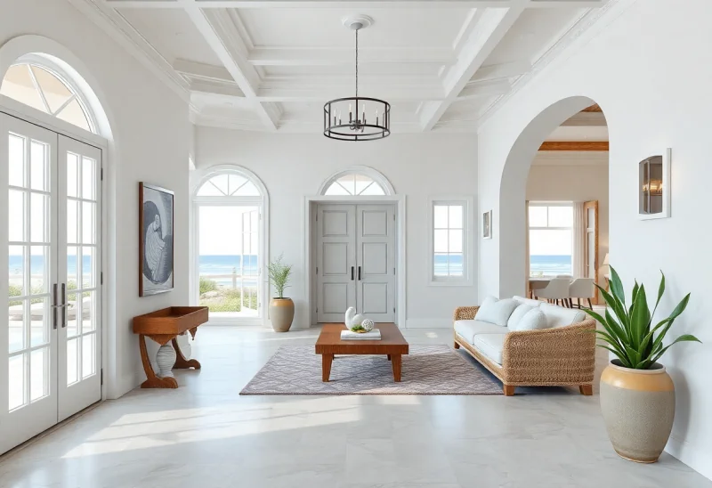 coastal entryway layouts for small