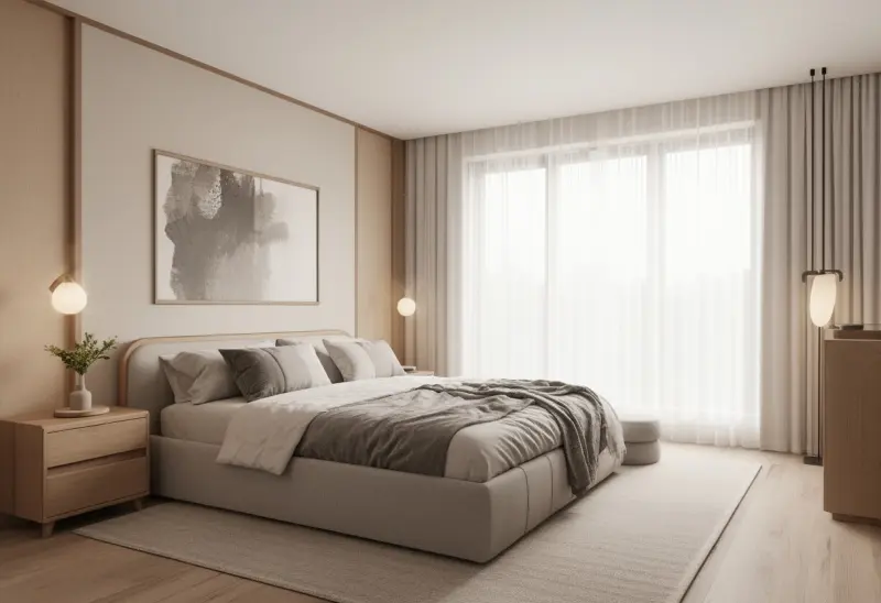 comfortable japandi bedroom design inspiration