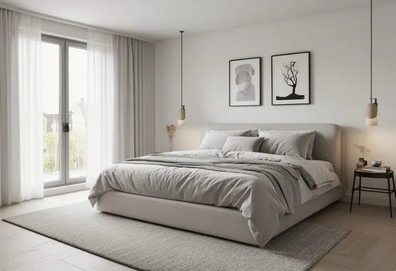 comfortable scandinavian bedroom design inspiration