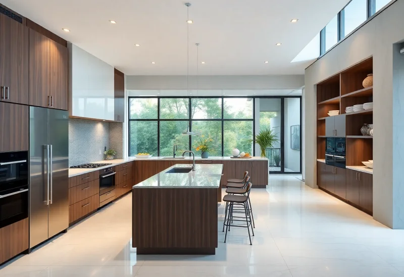 contemporary kitchen layouts for galley