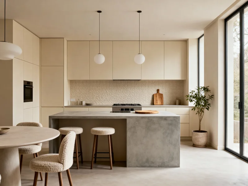 cozy minimalist kitchen interior design