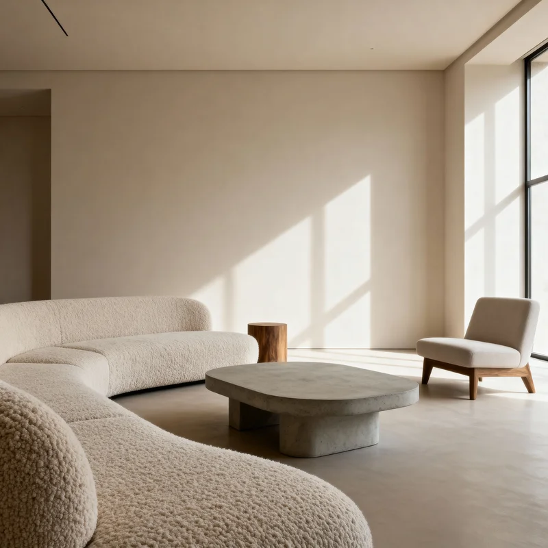 cozy minimalist living room room design