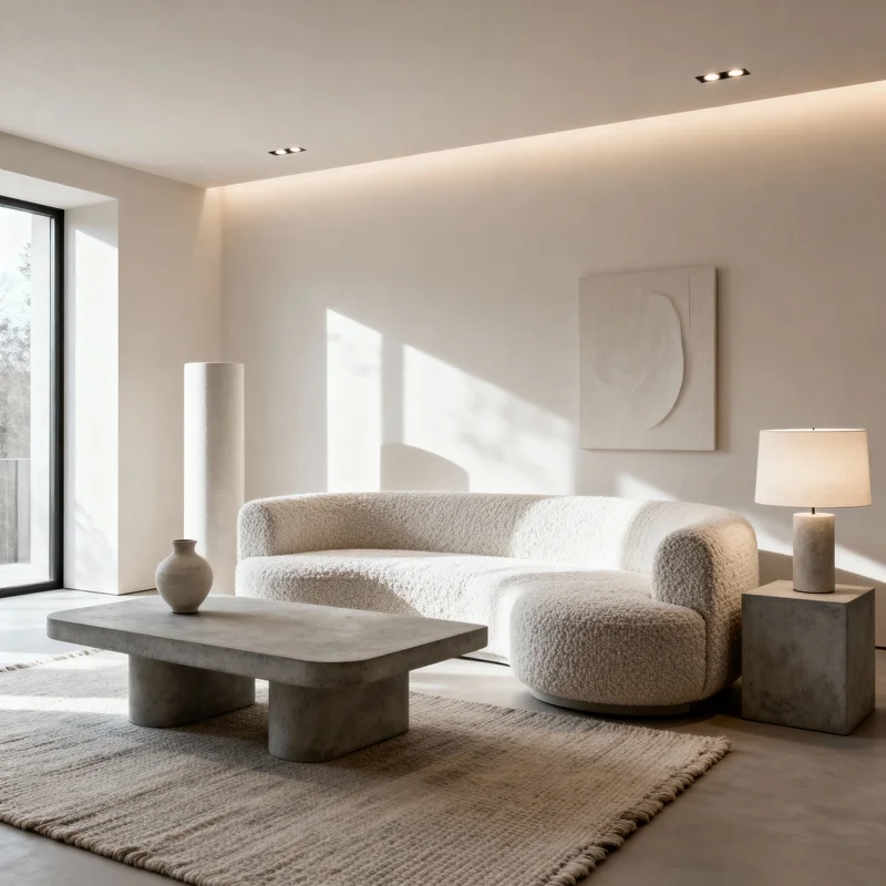 cozy minimalist living room room makeover