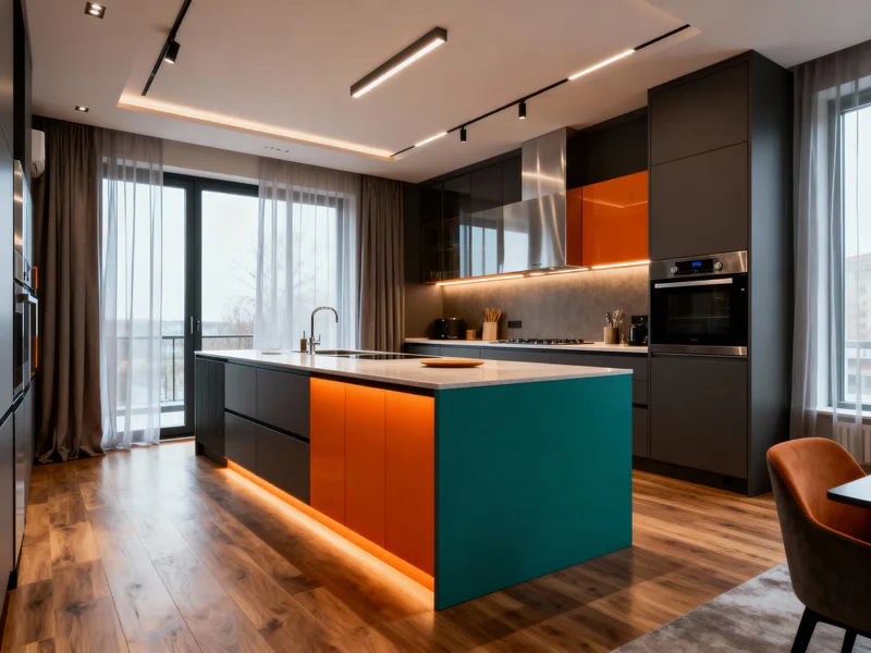 cozy modern kitchen interior design