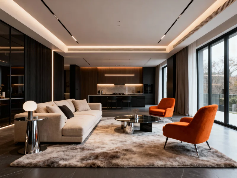 cozy modern living room interior design