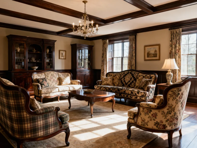 cozy traditional living room room design