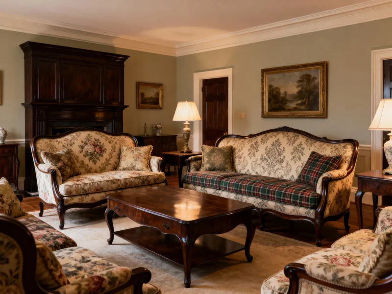 cozy traditional living room room makeover