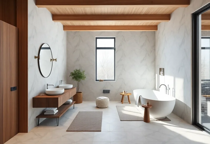 ensuite scandinavian bathroom design ideas