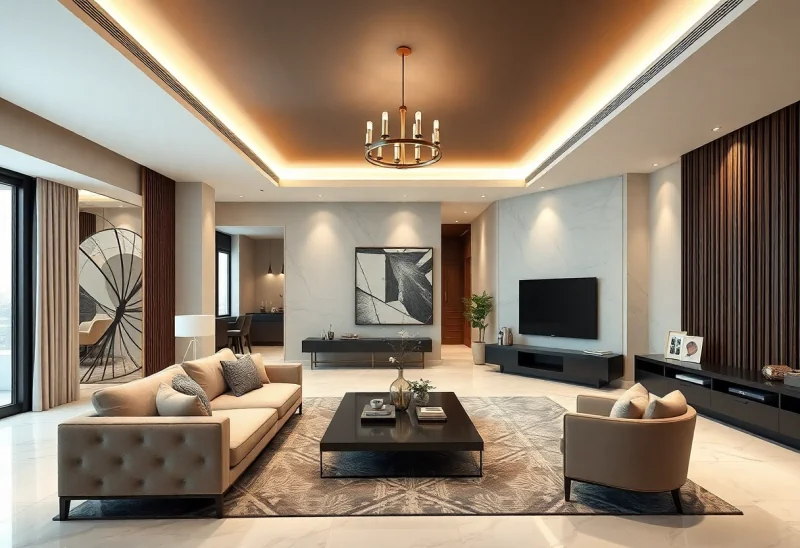 family room luxury modern basement design ideas
