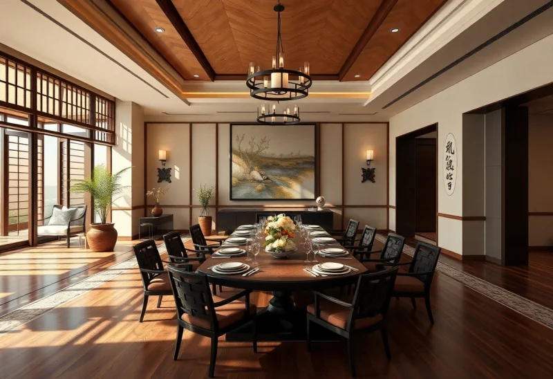 formal japandi dining room design ideas