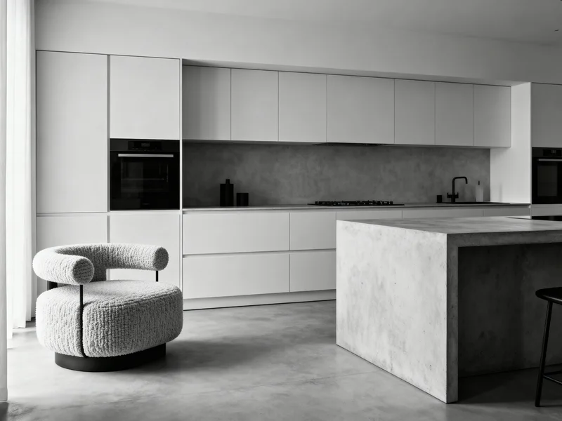 functional minimalist kitchen room design