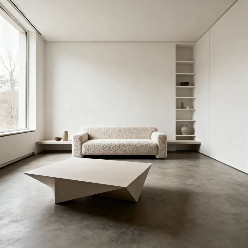 functional minimalist living room home renovation