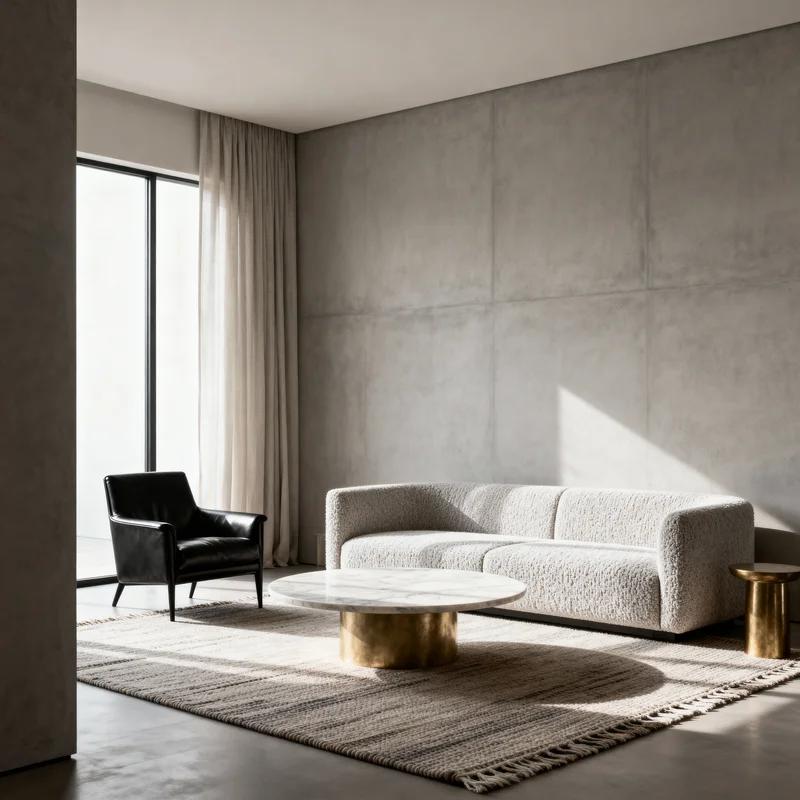 functional minimalist living room room makeover