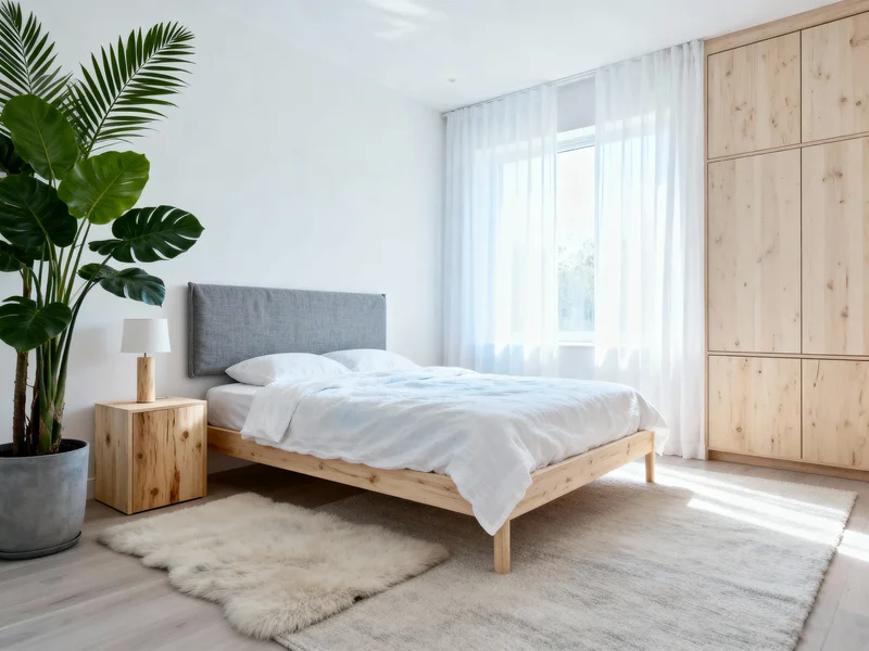functional scandinavian bedroom home renovation