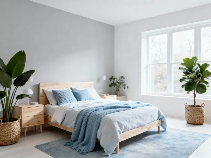 functional scandinavian bedroom room makeover
