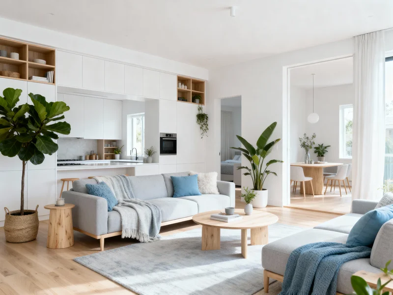 functional scandinavian living room home renovation