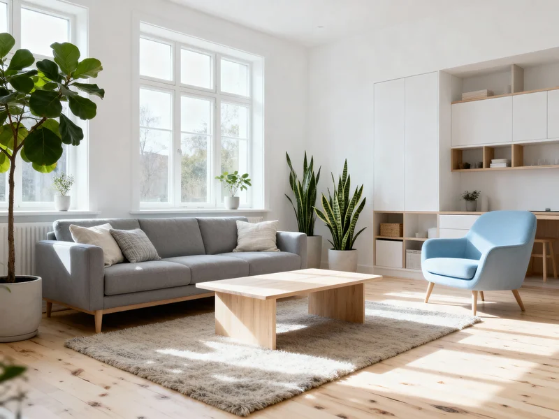 functional scandinavian living room interior design