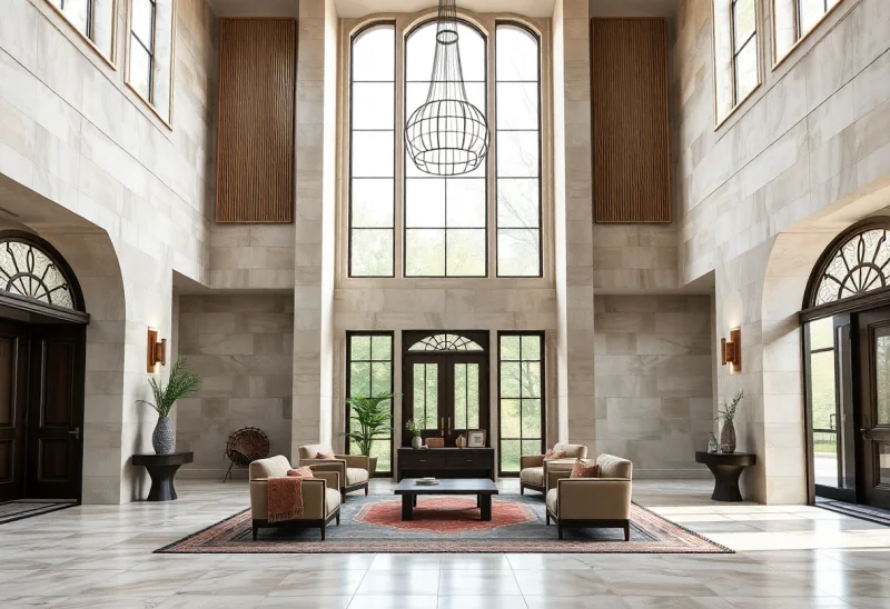 grand foyer bohemian entryway design ideas