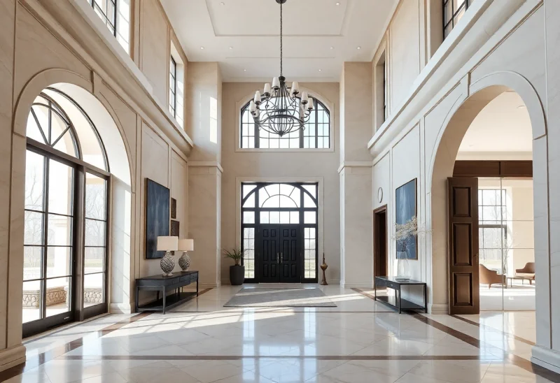 grand foyer neutral entryway design ideas