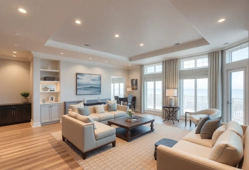 in law suite coastal basement design ideas