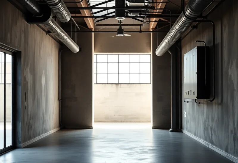 industrial entryway layouts for narrow hallway