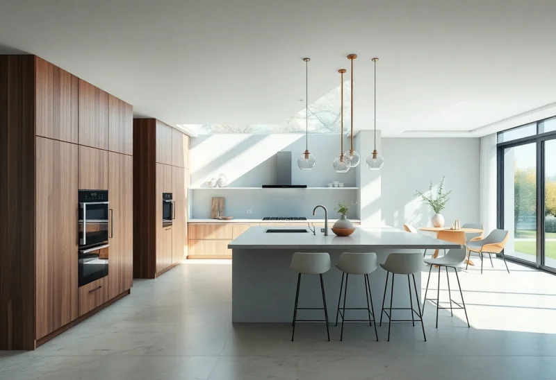 island minimalist kitchen design ideas