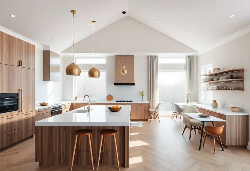 island scandinavian kitchen design ideas