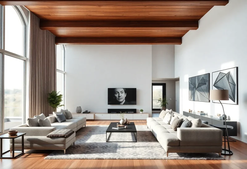 low light contemporary living room design ideas