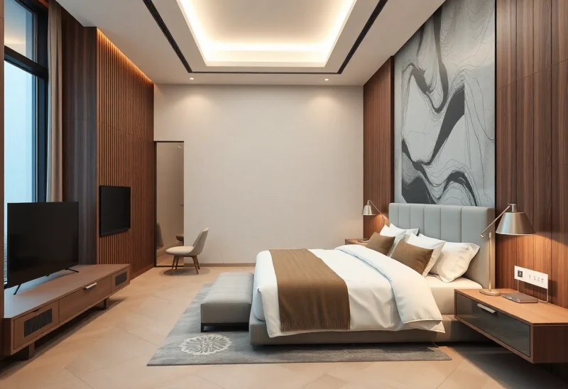 luxury modern bedroom layouts for small guest