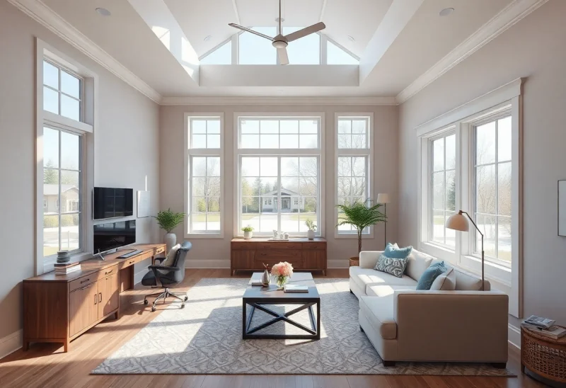 no windows transitional home office design ideas