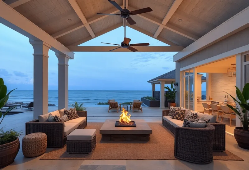 outdoor living coastal patio design ideas