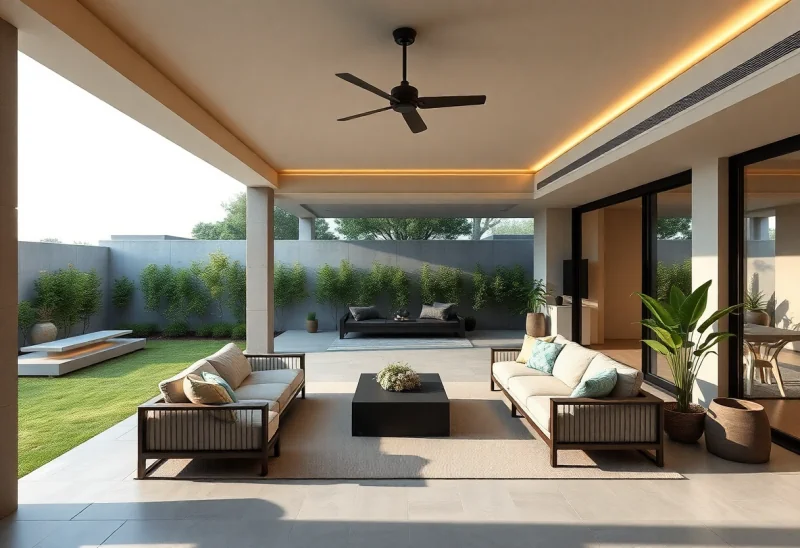 outdoor living minimalist patio design ideas