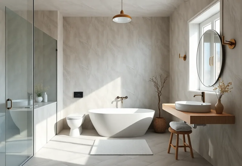 powder room scandinavian bathroom design ideas