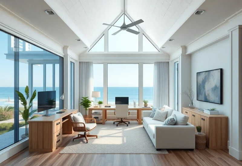 productivity coastal home office design ideas