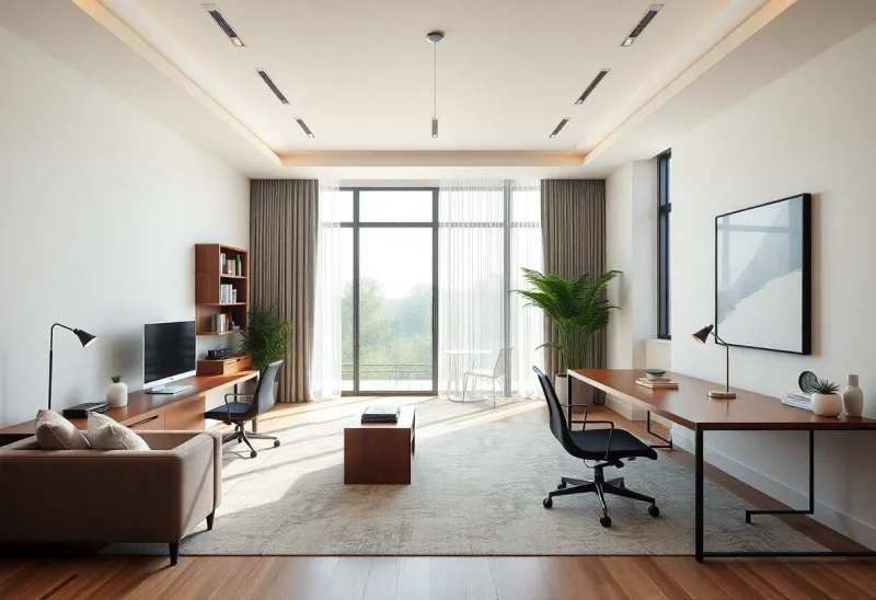 productivity contemporary home office design ideas