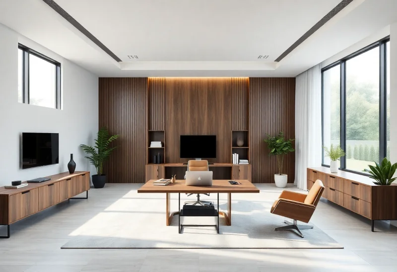 productivity minimalist home office design ideas