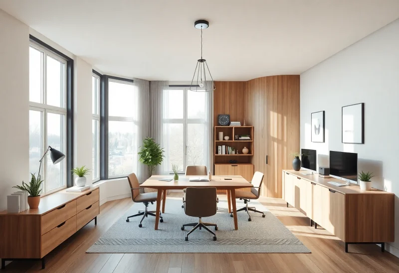 productivity scandinavian home office design ideas