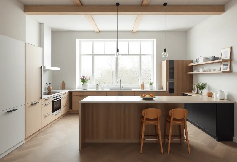 scandinavian kitchen layouts for l shaped