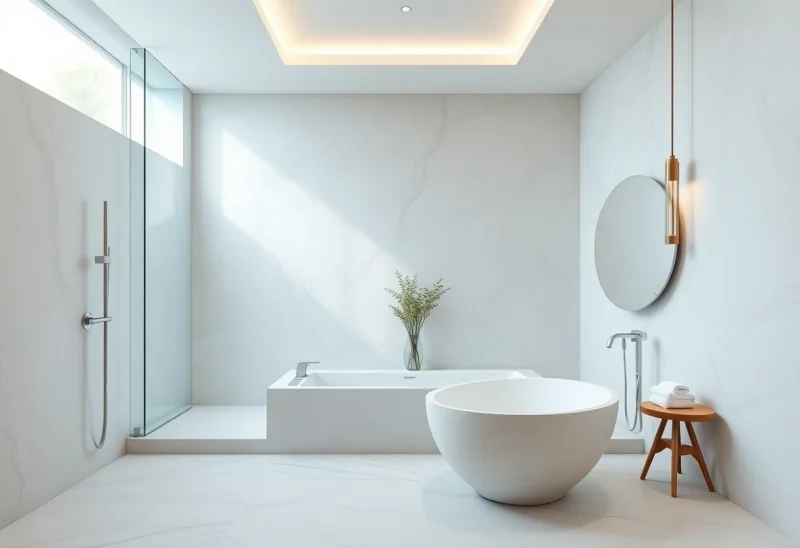 spa like minimalist bathroom design ideas