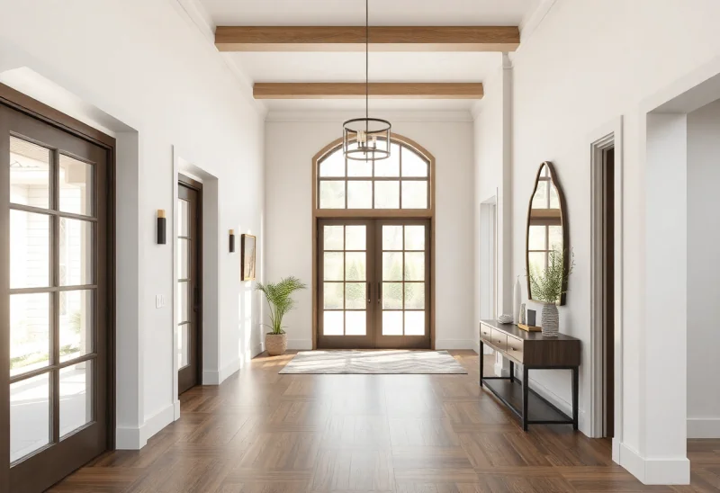 transitional entryway layouts for small