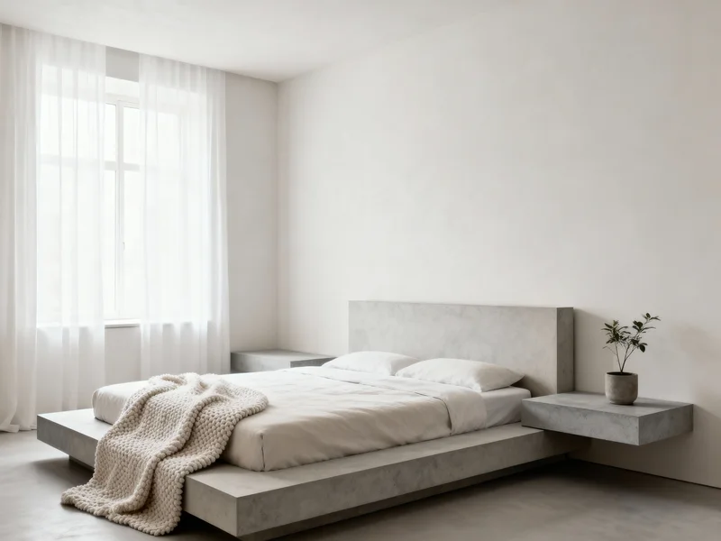 trendy minimalist bedroom interior design