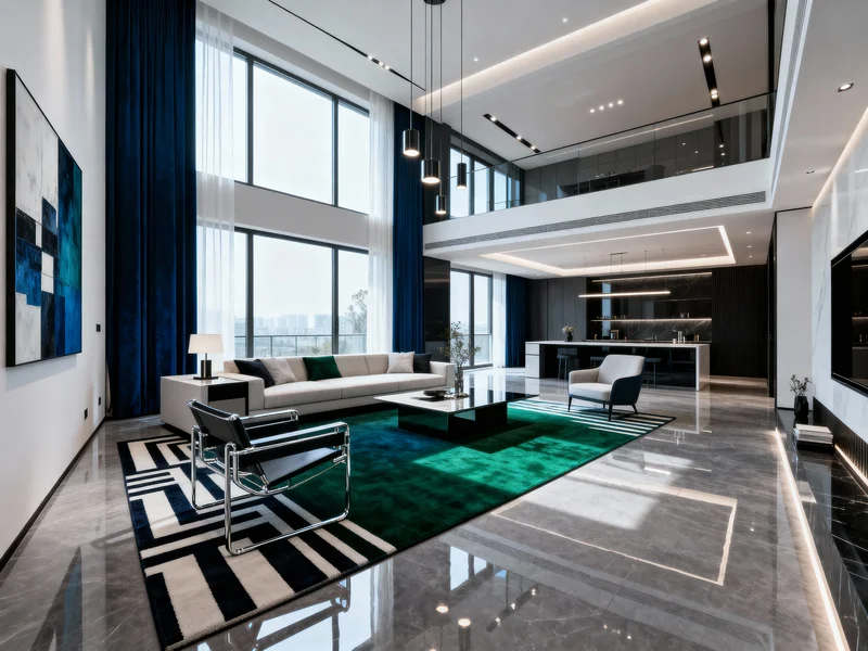trendy modern living room home renovation