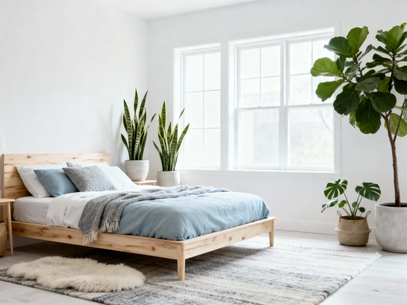 trendy scandinavian bedroom room design